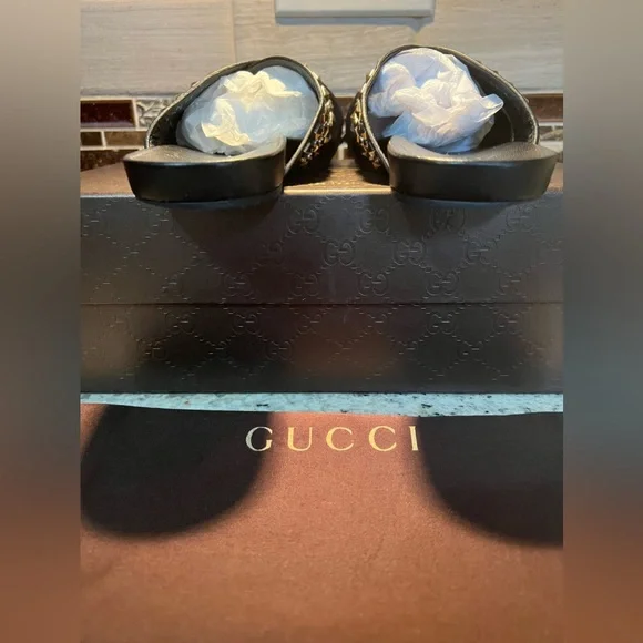 SOLD SOLD Authentic Gucci Vacchetta Austin Nero Sandal - Picture 8 of 16